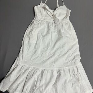 J. Crew White Textured Top